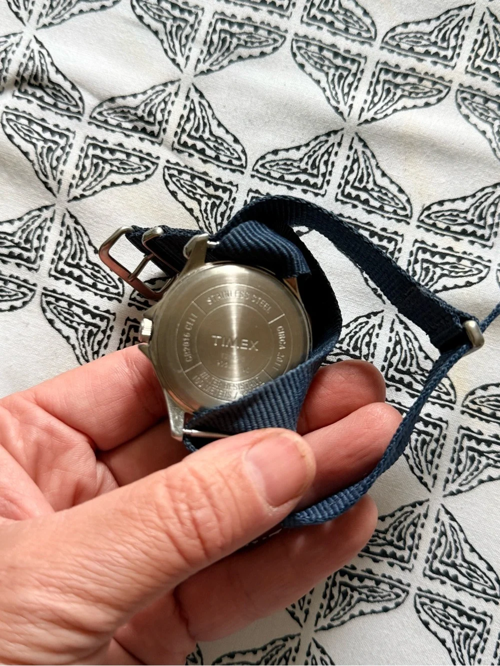 Timex Navy Field Watch with Blue Nylon Strap NWOT